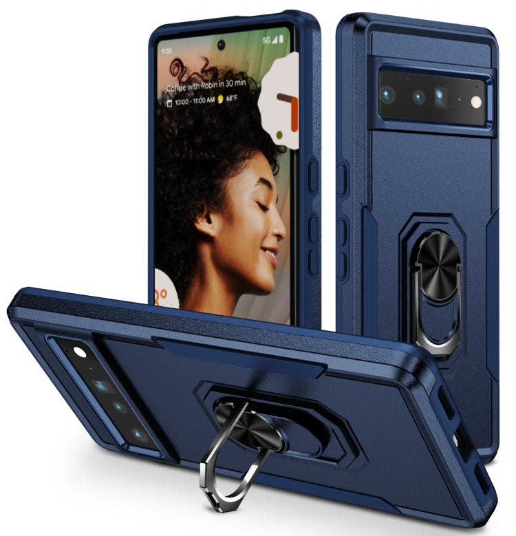 Custodia per telefono resistente agli urti con cavalletto ad anello, For Google Pixel 7 Pro