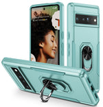 Custodia per telefono resistente agli urti con cavalletto ad anello, For Google Pixel 7 Pro