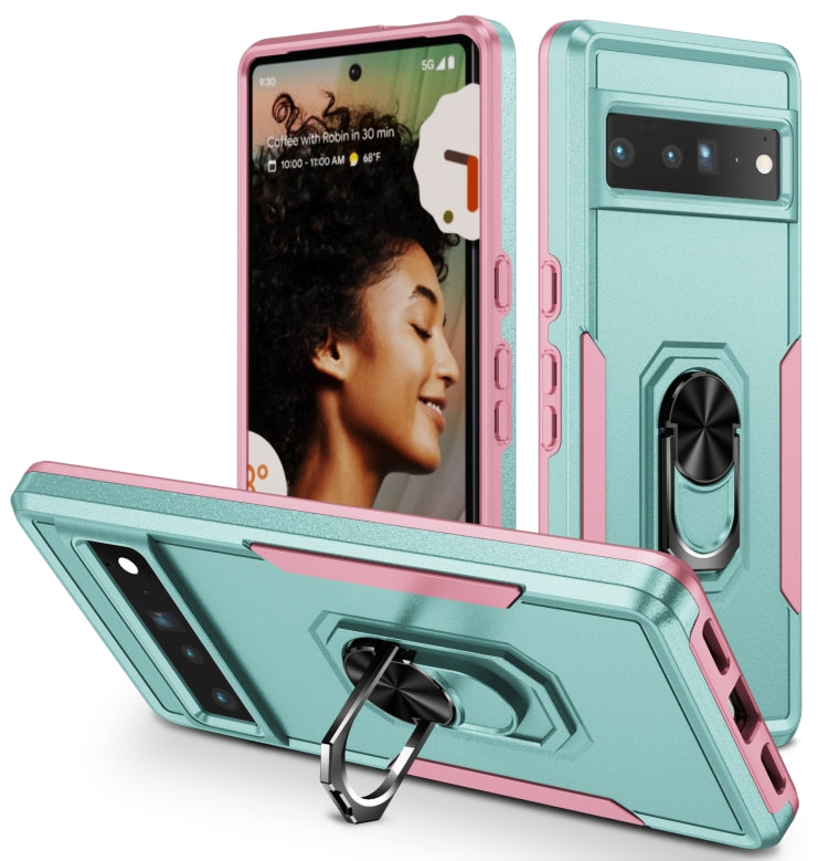 Custodia per telefono resistente agli urti con cavalletto ad anello, For Google Pixel 7 Pro