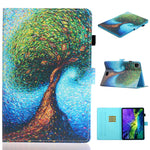 Custodia in pelle piatta sinistra e destra verniciata con funzione sleep, slot per schede e fibbia, striscia antiscivolo e staffa, For iPad Pro 11 inch 2020