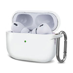 Custodia protettiva per auricolari wireless ispessimento in silicone con gancio, For AirPods Pro 2