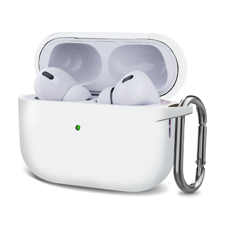 Custodia protettiva per auricolari wireless ispessimento in silicone con gancio, For AirPods Pro 2