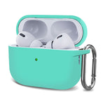 Custodia protettiva per auricolari wireless ispessimento in silicone con gancio, For AirPods Pro 2