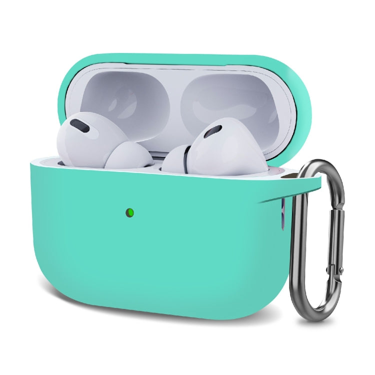 Custodia protettiva per auricolari wireless ispessimento in silicone con gancio, For AirPods Pro 2