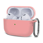 Custodia protettiva per auricolari wireless ispessimento in silicone con gancio, For AirPods Pro 2
