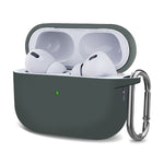 Custodia protettiva per auricolari wireless ispessimento in silicone con gancio, For AirPods Pro 2