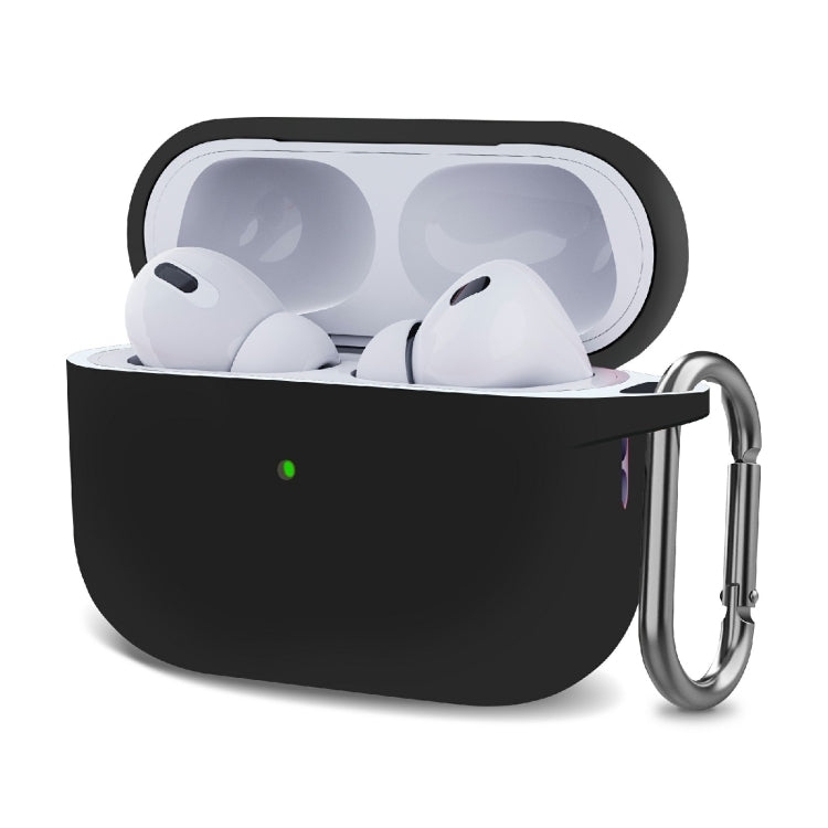 Custodia protettiva per auricolari wireless ispessimento in silicone con gancio, For AirPods Pro 2