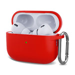 Custodia protettiva per auricolari wireless ispessimento in silicone con gancio, For AirPods Pro 2