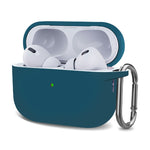 Custodia protettiva per auricolari wireless ispessimento in silicone con gancio, For AirPods Pro 2