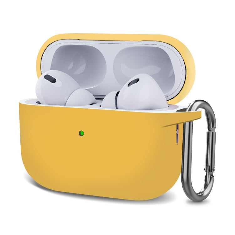 Custodia protettiva per auricolari wireless ispessimento in silicone con gancio, For AirPods Pro 2