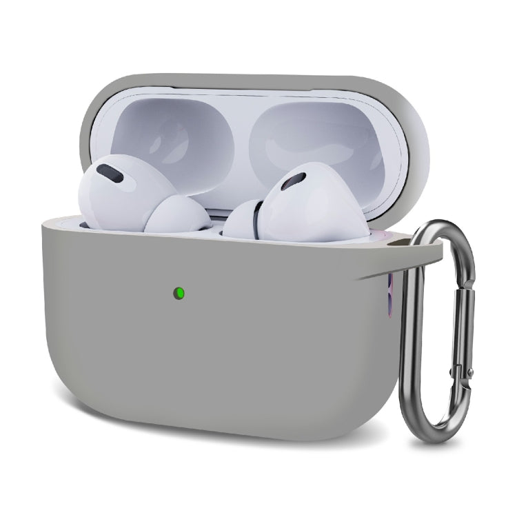 Custodia protettiva per auricolari wireless ispessimento in silicone con gancio, For AirPods Pro 2