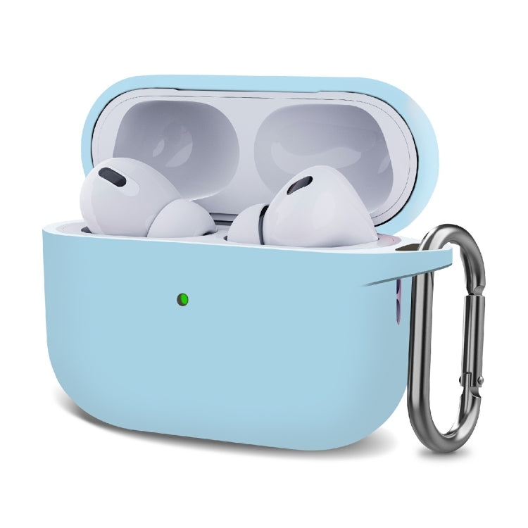 Custodia protettiva per auricolari wireless ispessimento in silicone con gancio, For AirPods Pro 2