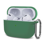 Custodia protettiva per auricolari wireless ispessimento in silicone con gancio, For AirPods Pro 2