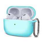 Custodia protettiva per auricolari wireless ispessimento in silicone con gancio, For AirPods Pro 2