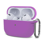 Custodia protettiva per auricolari wireless ispessimento in silicone con gancio, For AirPods Pro 2