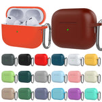Custodia protettiva per auricolari wireless ispessimento in silicone con gancio, For AirPods Pro 2
