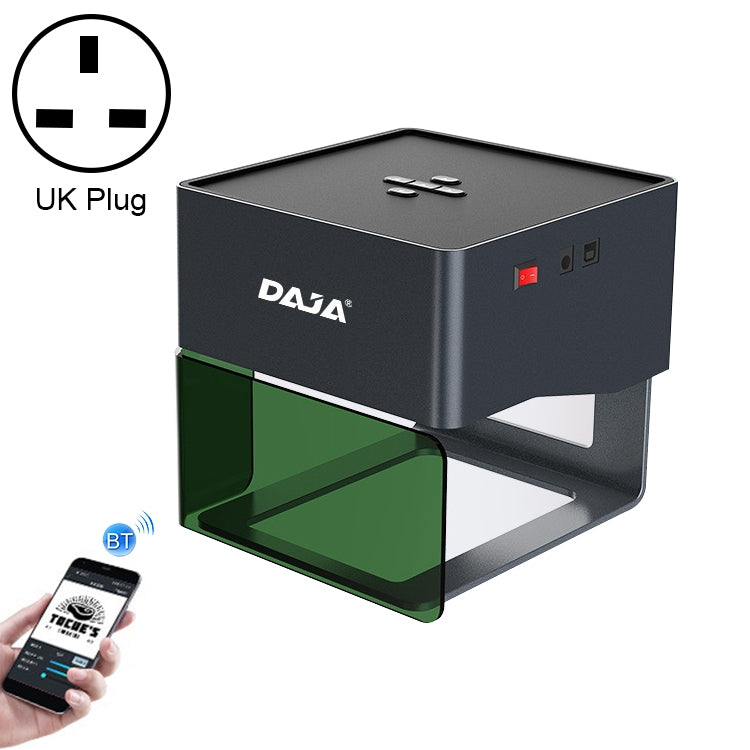 DAJA DJ6 Mini Laser CNC Macchina per incidere fai da te, DJ6 Mini Laser UK Plug, DJ6 Mini Laser EU Plug, DJ6 Mini Laser US Plug