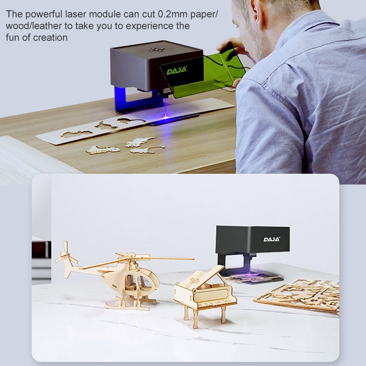 DAJA DJ6 Mini Laser CNC Macchina per incidere fai da te, DJ6 Mini Laser UK Plug, DJ6 Mini Laser EU Plug, DJ6 Mini Laser US Plug