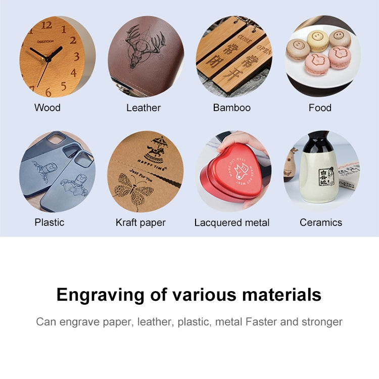 DAJA DJ6 Mini Laser CNC Macchina per incidere fai da te, DJ6 Mini Laser UK Plug, DJ6 Mini Laser EU Plug, DJ6 Mini Laser US Plug