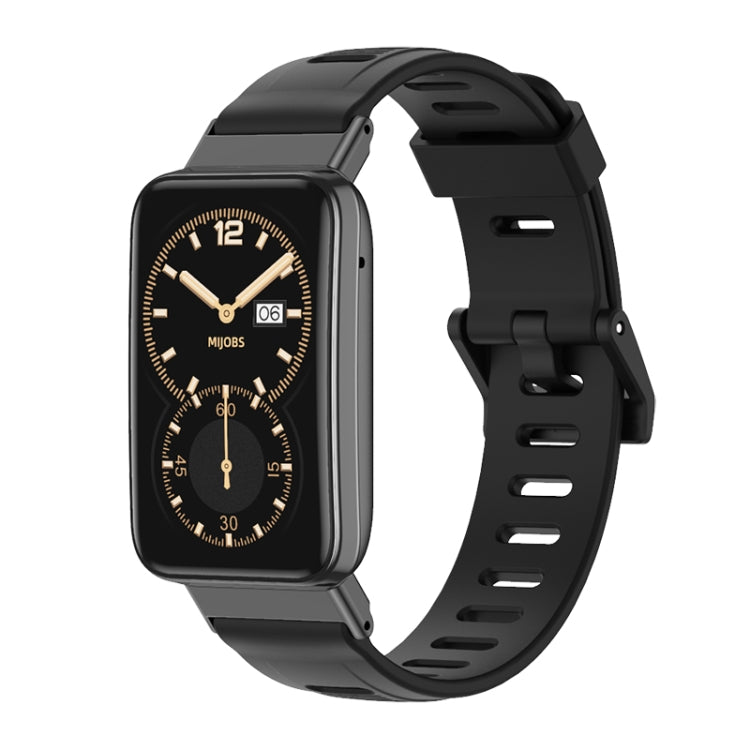 Cinturino per orologio in TPU con foro piatto Mijobs, For Xiaomi Mi Band 7 Pro