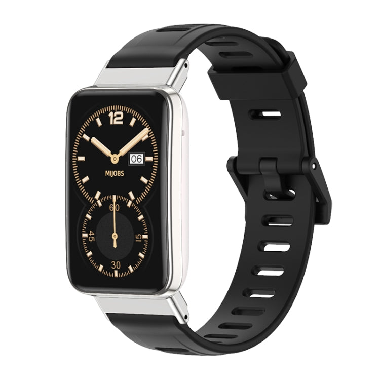 Cinturino per orologio in TPU con foro piatto Mijobs, For Xiaomi Mi Band 7 Pro