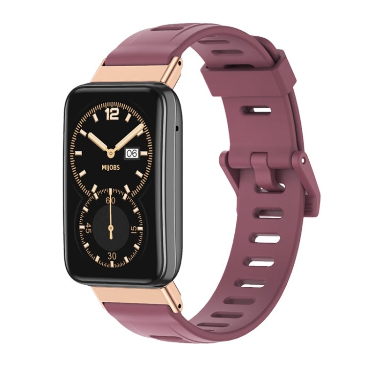 Cinturino per orologio in TPU con foro piatto Mijobs, For Xiaomi Mi Band 7 Pro