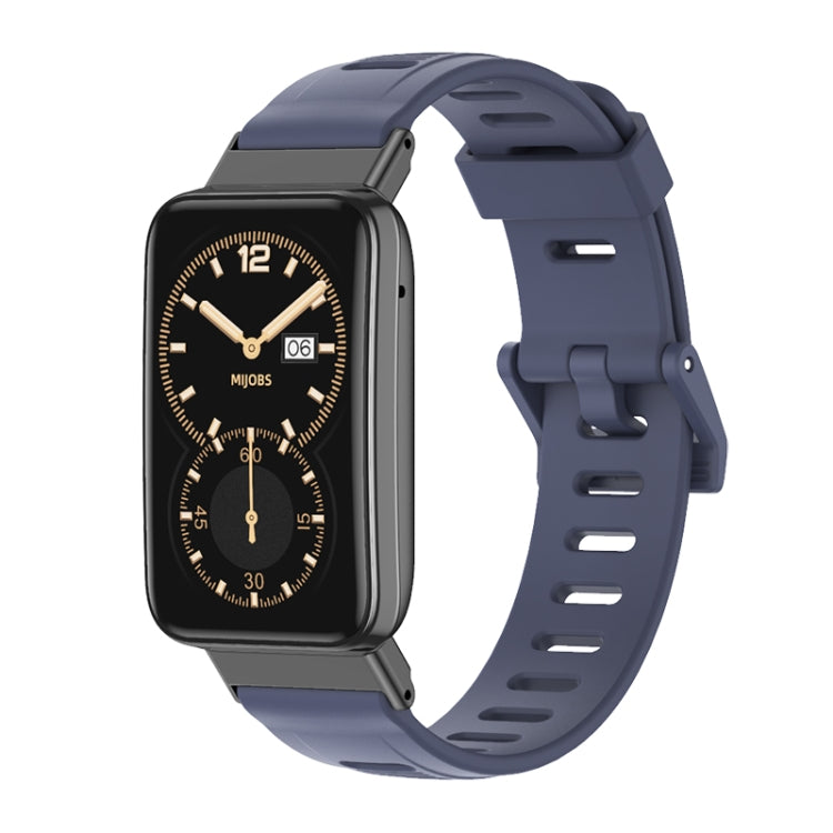 Cinturino per orologio in TPU con foro piatto Mijobs, For Xiaomi Mi Band 7 Pro
