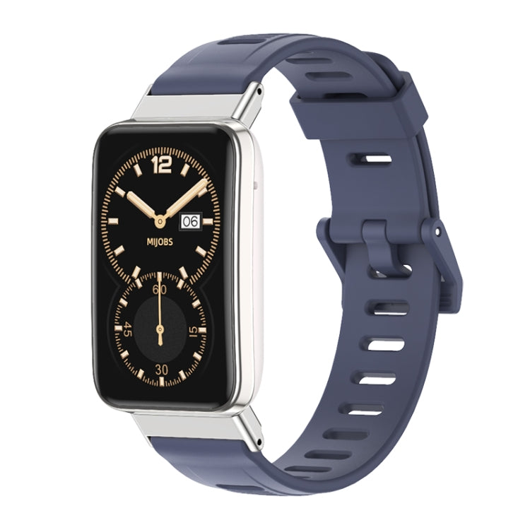 Cinturino per orologio in TPU con foro piatto Mijobs, For Xiaomi Mi Band 7 Pro