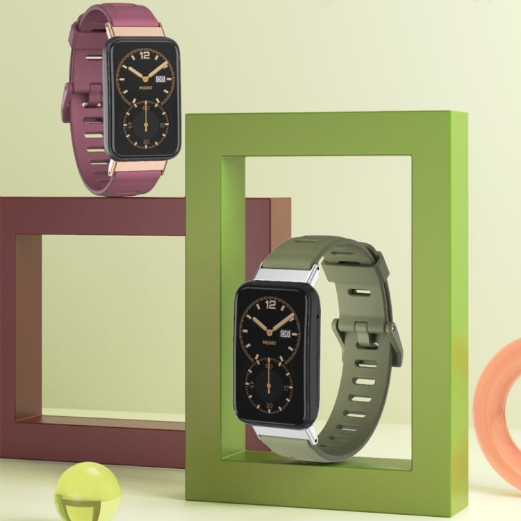 Cinturino per orologio in TPU con foro piatto Mijobs, For Xiaomi Mi Band 7 Pro
