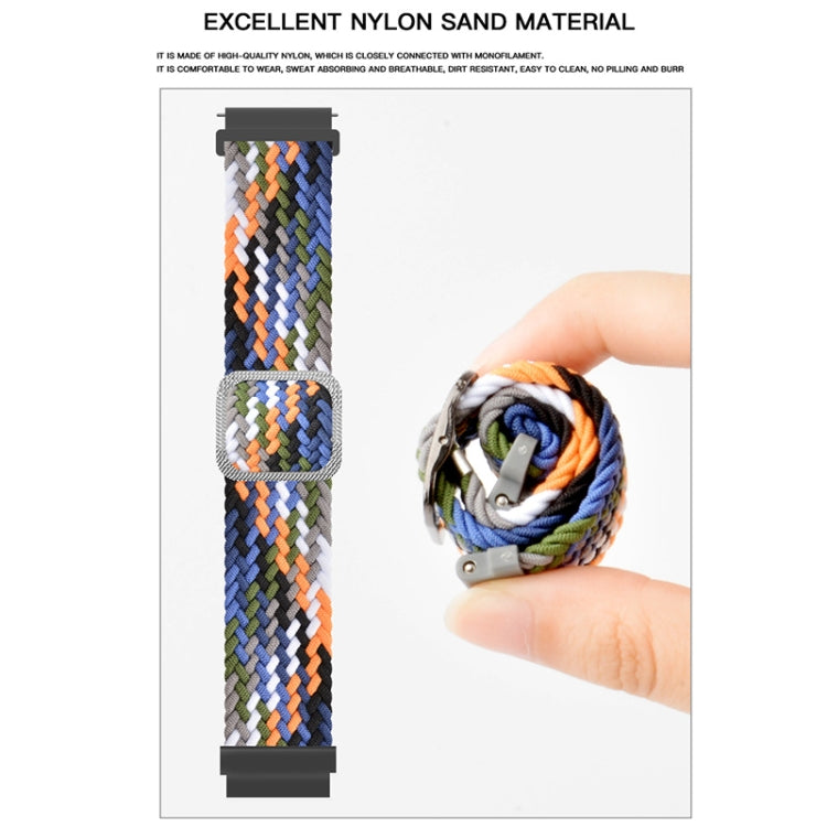 Cinturino in nylon intrecciato regolabile per Amazfit