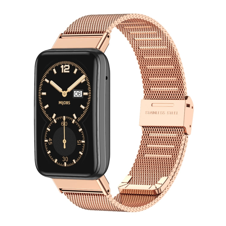 Cinturino per orologio in acciaio inossidabile con fibbia Milano Mijobs, For Xiaomi Mi Band 7 Pro