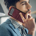 Custodia per telefono in pelle goffrata 3D, For Samsung Galaxy Z Flip3 5G, For Samsung Galaxy Z Flip4