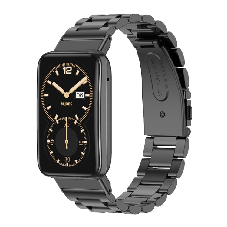 Cinturino per orologio in acciaio inossidabile con tre sfere in metallo Mijobs, For Xiaomi Mi Band 7 Pro
