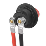 Cavo inverter per batteria in rame puro rosso + nero da 50 cm per auto, 10AWG 6-5, 8AWG 10-6, 6AWG 25-8, 6AWG 25-10