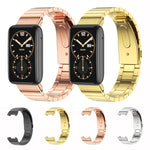 Cinturino per orologio in metallo in acciaio inossidabile bambù Mijobs, For Xiaomi Mi Band 7 Pro