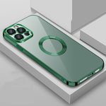 Custodia per telefono trasparente con pellicola placcata 9D, For iPhone 14, For iPhone 14 Plus, For iPhone 14 Pro