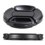 Copriobiettivo per fotocamera con pizzico centrale per Canon, 40.5mm, 49mm, 82mm