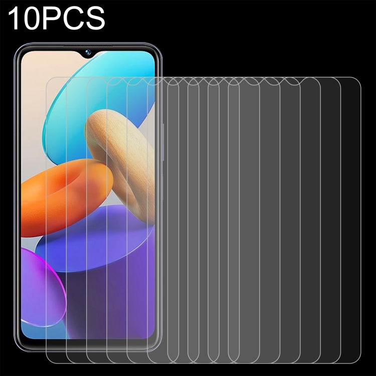 10 pellicole in vetro temperato da 0,26 mm 9H 2,5D, For Nokia G400 (10 PCS), For vivo Y22s (10 PCS)
