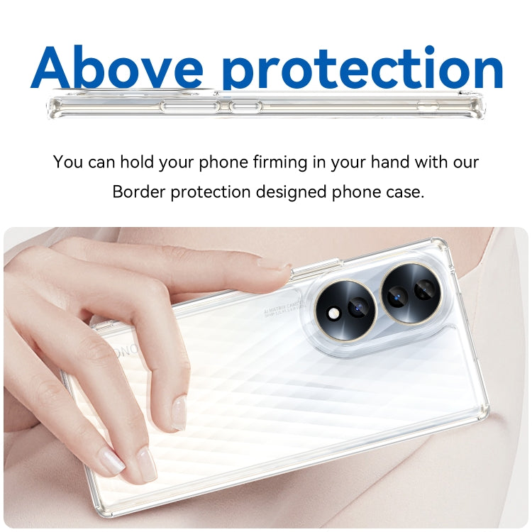 Custodia per telefono in acrilico + TPU serie colorata, For Honor 70 5G, For OPPO A97 5G