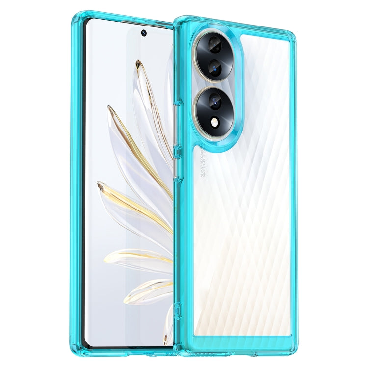 Custodia per telefono in acrilico + TPU serie colorata, For Honor 70 5G, For OPPO A97 5G