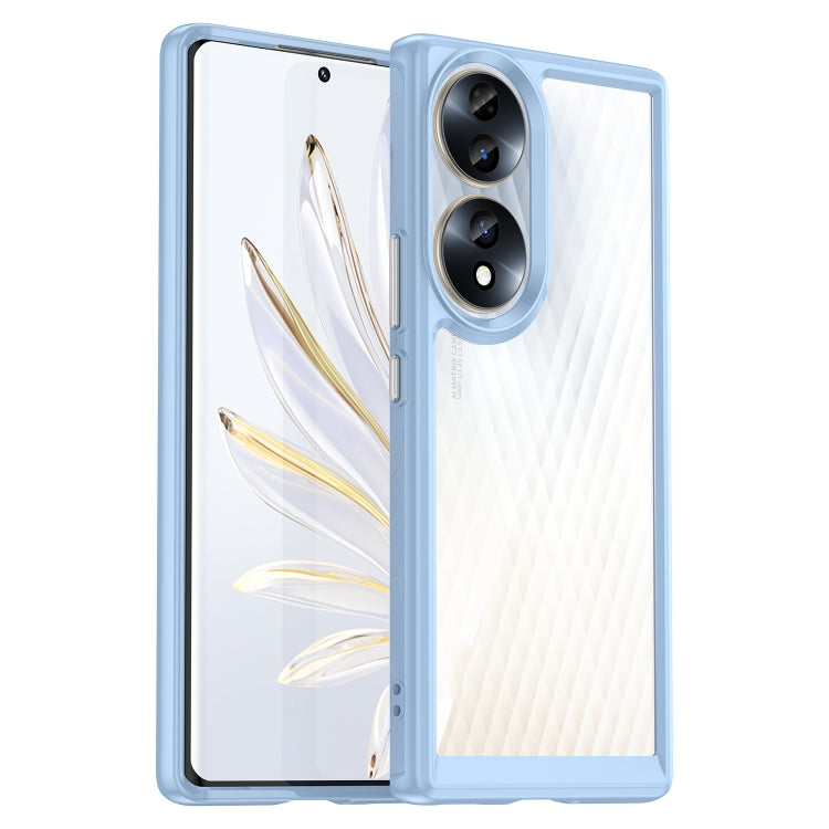 Custodia per telefono in acrilico + TPU serie colorata, For Honor 70 5G, For OPPO A97 5G