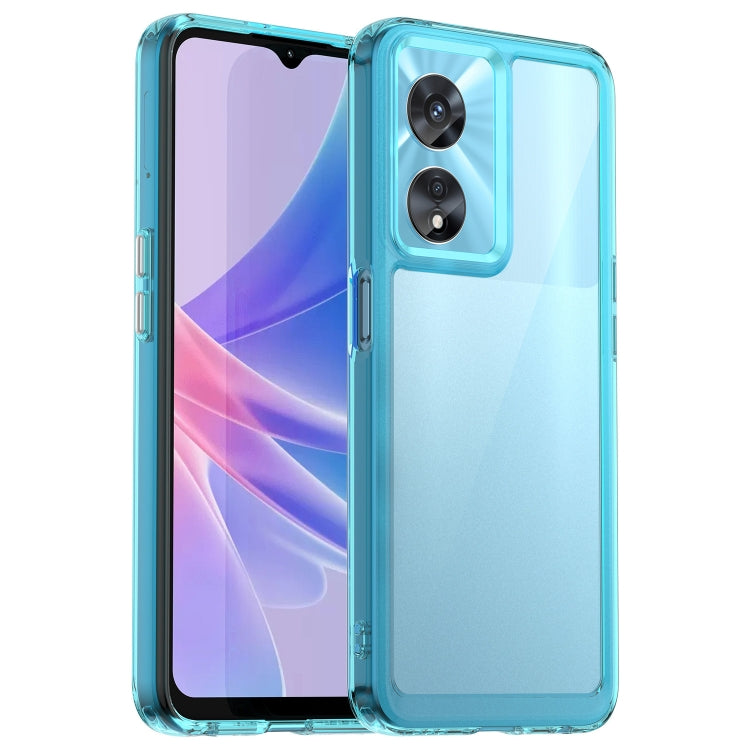 Custodia per telefono in acrilico + TPU serie colorata, For Honor 70 5G, For OPPO A97 5G