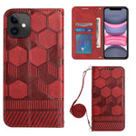 Custodia per telefono in PU magnetica con struttura a tracolla, For iPhone 11, For iPhone 11 Pro, For iPhone 11 Pro Max, For iPhone 12