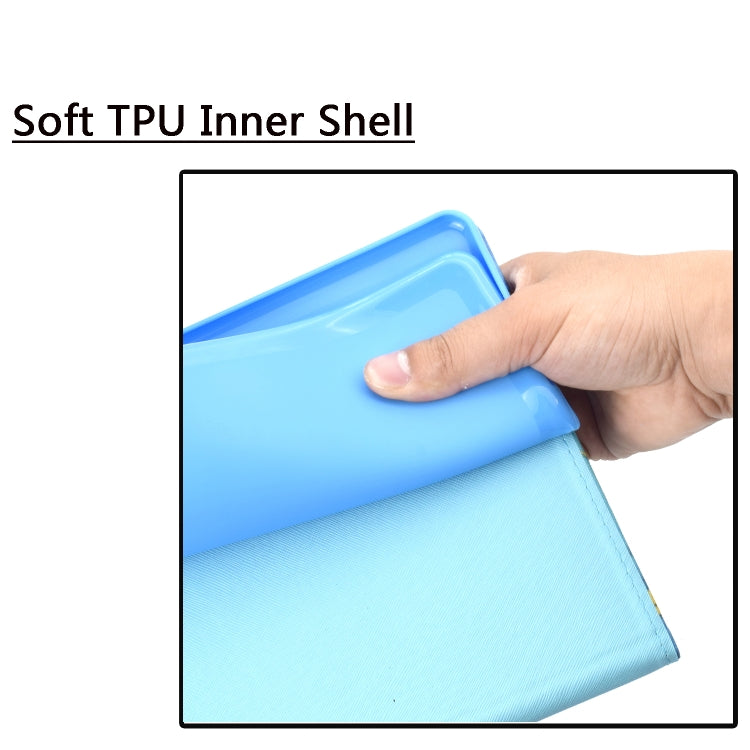 Custodia in pelle piatta sinistra e destra verniciata con funzione sleep, slot per schede e fibbia, striscia antiscivolo e staffa, For iPad Pro 11 inch 2020