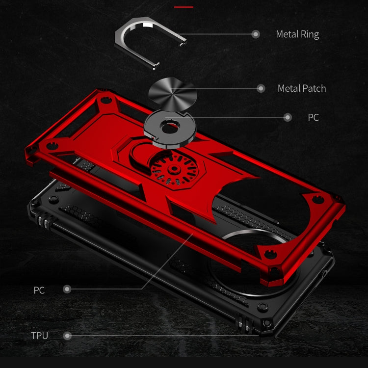 Custodia per telefono antiurto in TPU + PC con supporto girevole a 360 gradi, For Honor X9, For Motorola Moto E32 4G