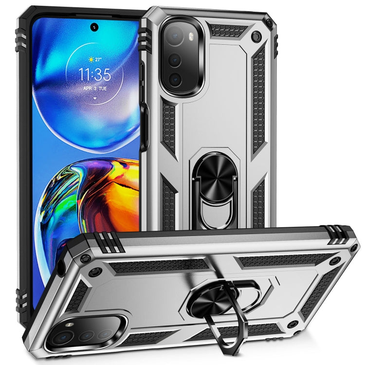 Custodia per telefono antiurto in TPU + PC con supporto girevole a 360 gradi, For Honor X9, For Motorola Moto E32 4G