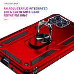 Custodia per telefono antiurto in TPU + PC con supporto girevole a 360 gradi, For Samsung Galaxy M53 5G