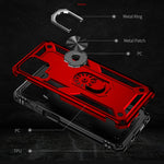 Custodia per telefono antiurto in TPU + PC con supporto girevole a 360 gradi, For Samsung Galaxy M53 5G