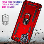 Custodia per telefono antiurto in TPU + PC con supporto girevole a 360 gradi, For Samsung Galaxy M53 5G