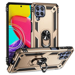 Custodia per telefono antiurto in TPU + PC con supporto girevole a 360 gradi, For Samsung Galaxy M53 5G